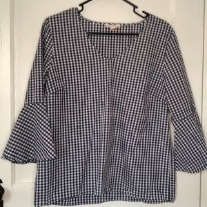 Woman’s checkers shirt